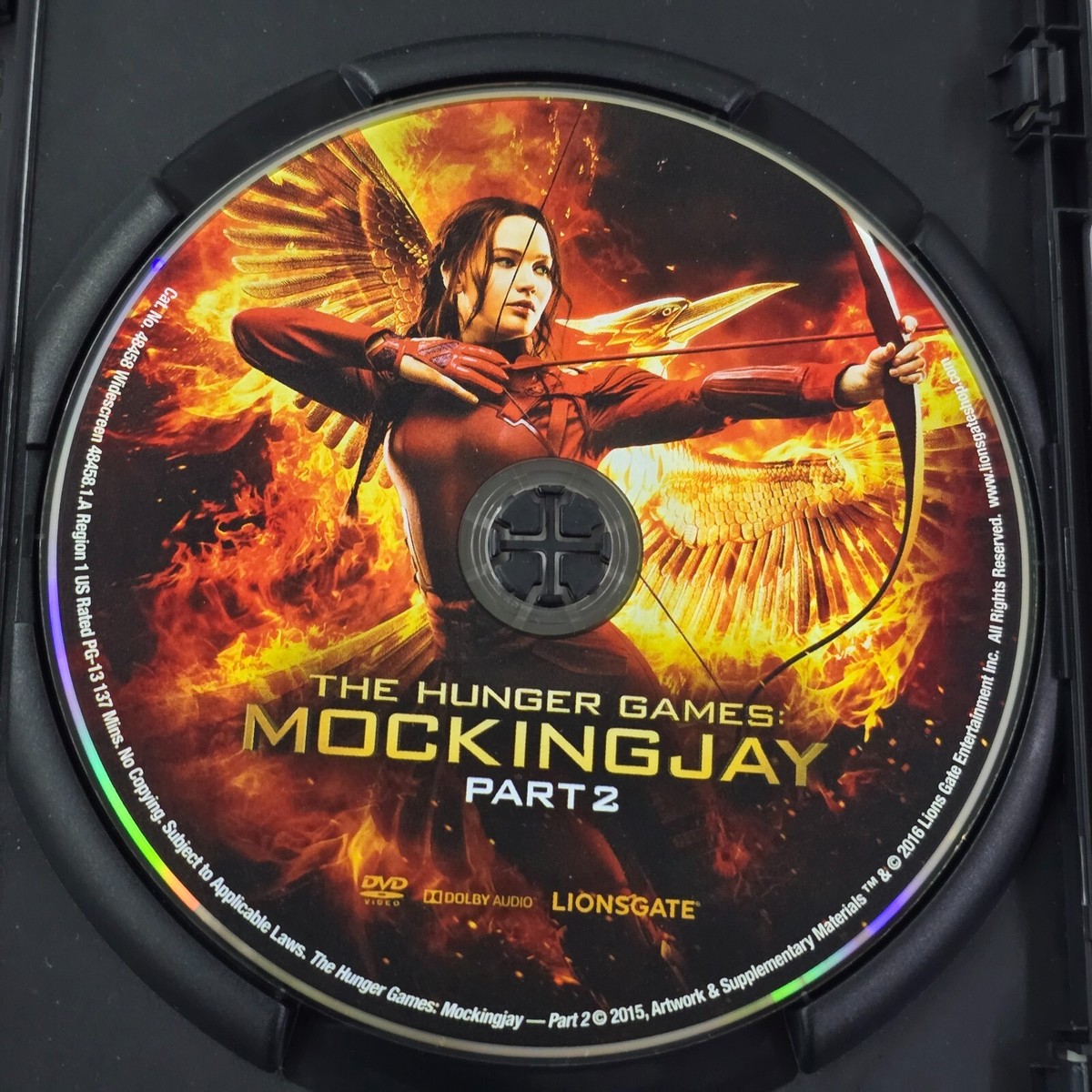 The Hunger Games Mockingjay Part 2 (DVD, 2015) Liam Hemsworth