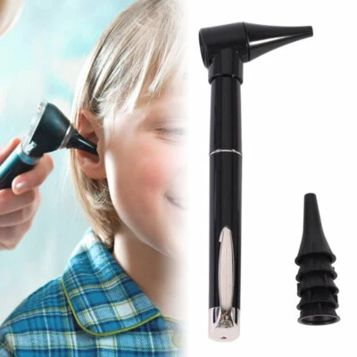 PAKASEPT Ear Nose Care Inspection Scope Otoscope Lighted Pen Style For Nose Throat UK