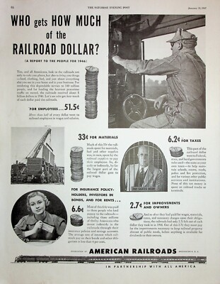 Original Eisenbahn & Züge Anzeigen: Wer bekommt wie viel vom Eisenbahn-Dollar?