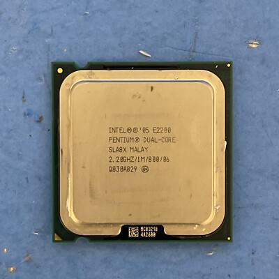INTEL PENTIUM  DUAL CORE E2200 2.20GHZ  CPU PROCESSOR 