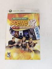 scene it box office smash xbox 360 MANUAL only NO GAME