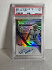 2022 Contenders Optic Player of the Year Micah Parsons Auto 11/35 PSA 9 COWBOYS