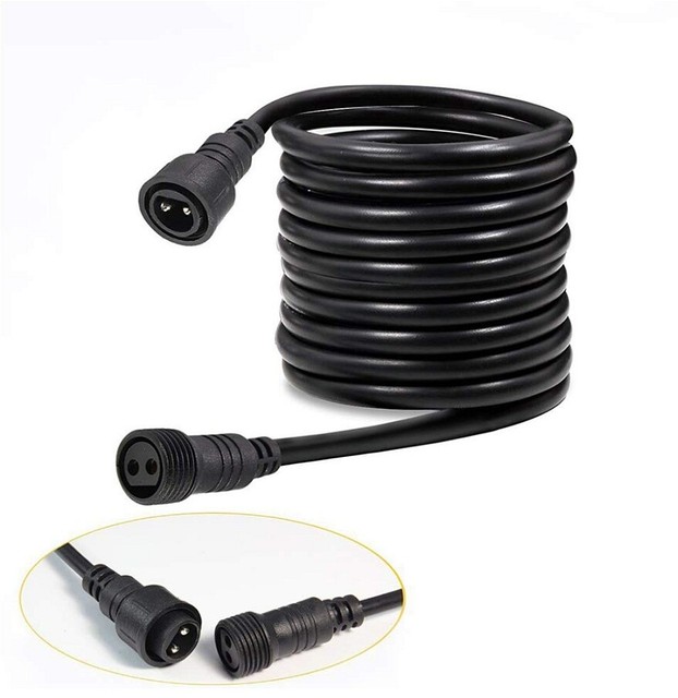 Waterproof Outdoor Extension Lead Cable 9.8Ft/3m for String & Festoon