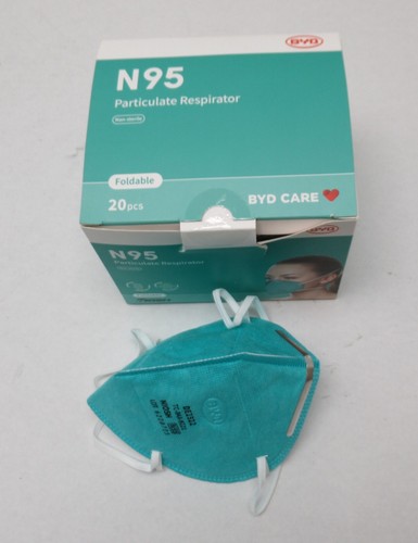 N95 Face Mask Medical Respiratory Protection for 95% Filtering Efficiency Level - Picture 10 of 13