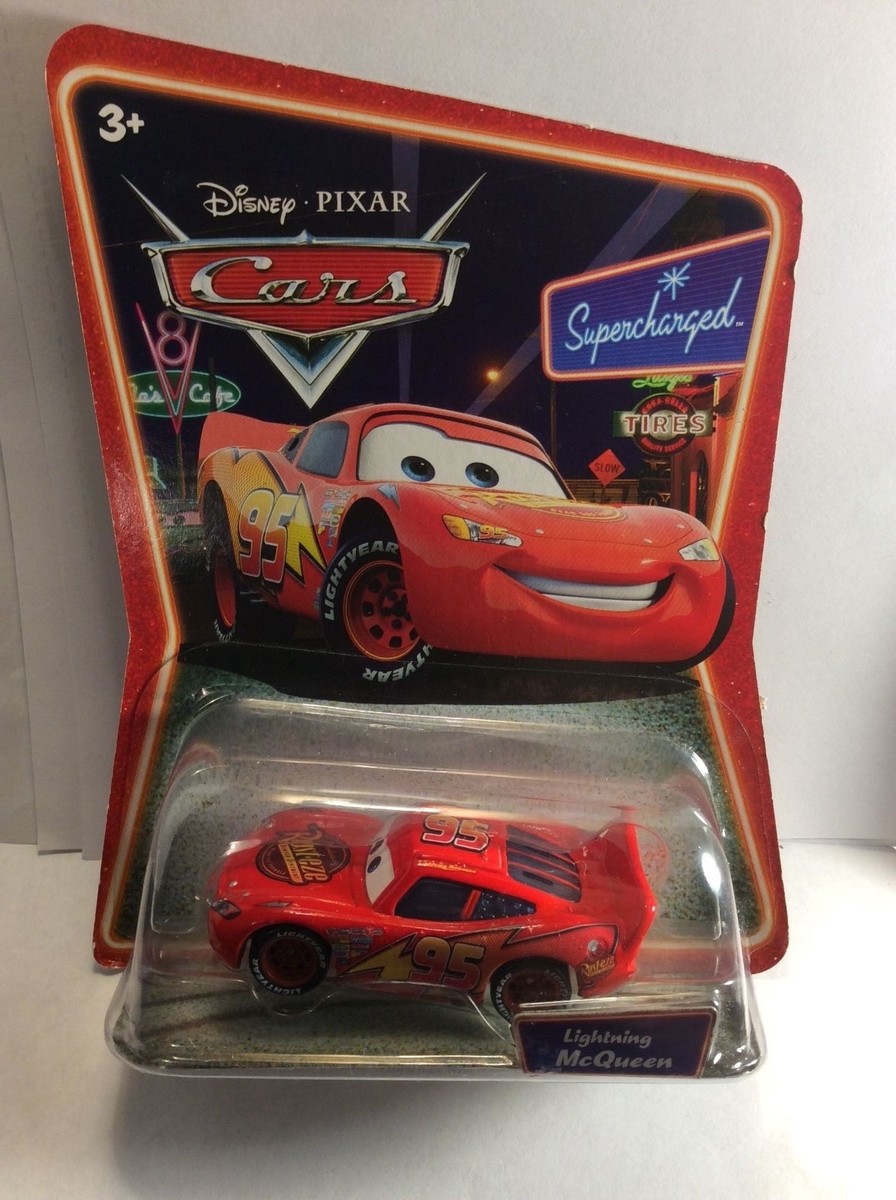 Disney Pixar Lightning McQueenトラック 約50cm Disney Pixar Car Lightning McQueen with Cone Metal Series