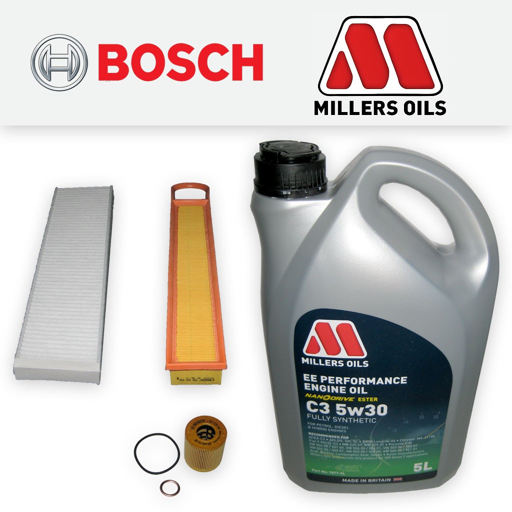 SERVICE KIT MINI COOPER II R55 R56 R57 1.6 OIL AIR CABIN FILTER +OIL (2006-2014)
