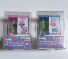 Tamagotchi Push Crane Game Coin Case Figure Mametchi Kuchipatchi Set of 2