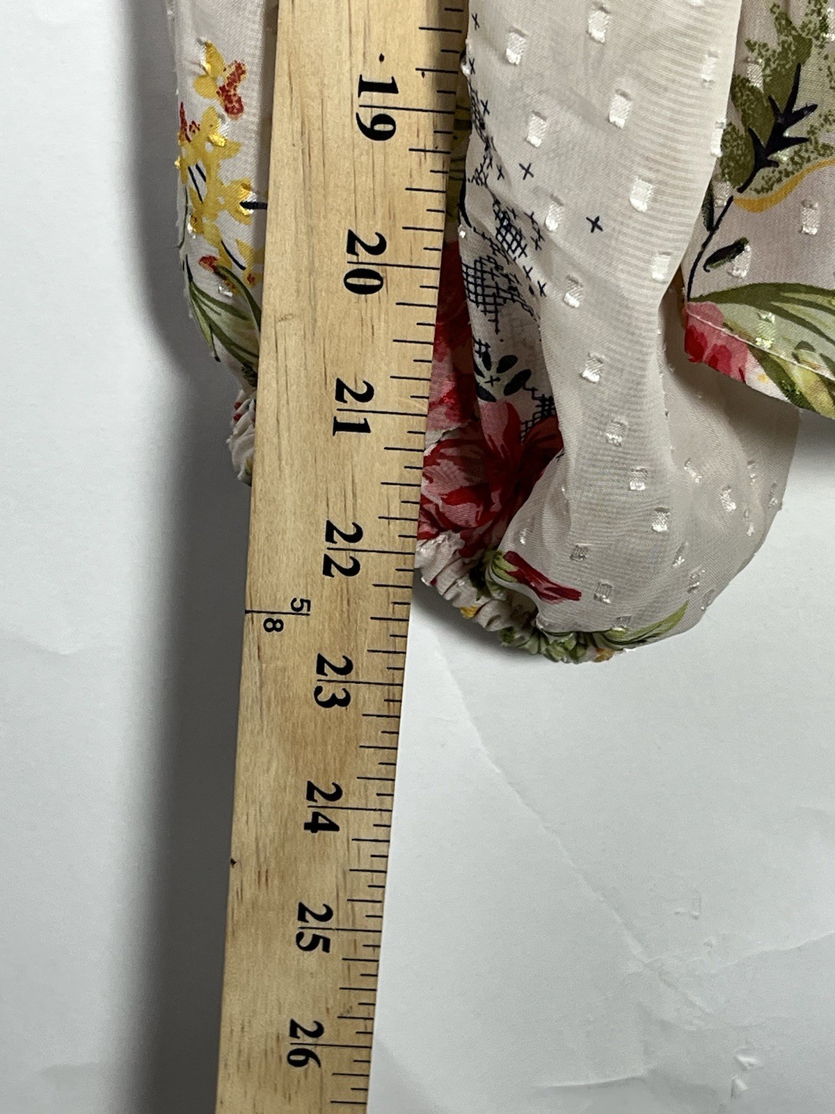 Time and Tru Lace Peasant Top Women’s Size M 8-10 Ivory Floral 2 Piece Boho