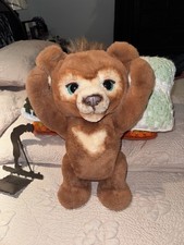 FurReal Cubby The Curious Bear Animated Talking Plush Toy Hasbro 17" WORKS