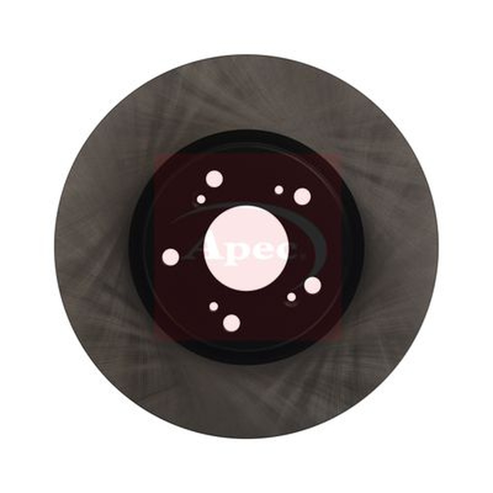 Apec Red Vented Brake Disc - DSK4233 - Fits Tesla Front - OE Matching Quality