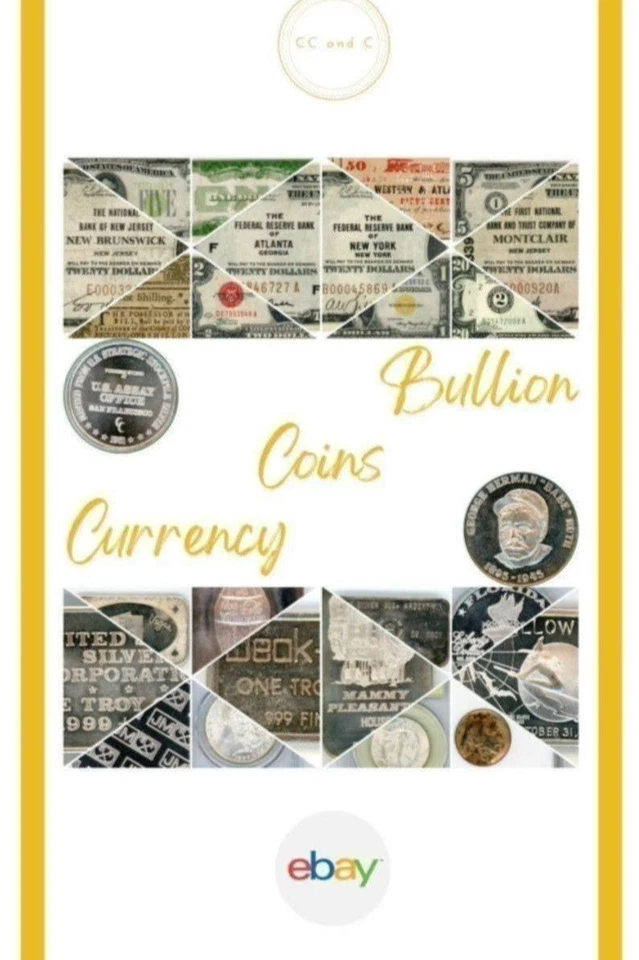 1c & Go on Coins, Silver Bullion, Currency & More