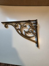 Shelf Brackets 8 Inch 4 Pack Heavy Duty Antique Brass Wall Bracket Victorian