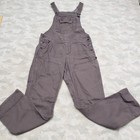Dovetail Bibs Overall Womens 12/30 Gray Pockets Workwear Freshley