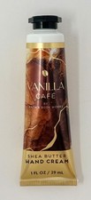 1 NEW BATH BODY WORKS VANILLA CAFE HAND CREAM LOTION TRAVEL 1OZ SHEA BUTTER