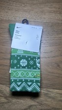 Nike Elite Basketball Christmas Green Crew Socks Size Youth 10c-3Y
