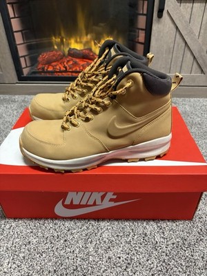 Nike Manoa Leather Boots Haystack/Velvet Brown Men s Size 9