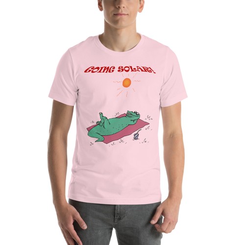 T-shirt solare divertente andare spiaggia mare alligatore sole bagnante oceano - Foto 8 di 9