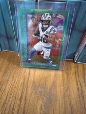 2025 Topps Chrome Chubba Hubbard #42 Green Lava Refractor /99