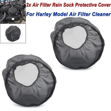Motorcycle Waterproof Air Filter Rain Sock Protective Cover For Harlay 2PACK