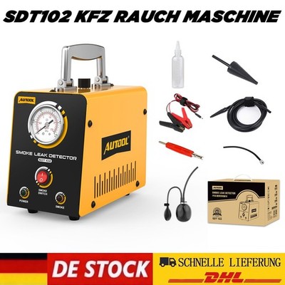 AUTOOL SDT102 KFZ Rauch Maschine Lecksucher EVAP Nebelmaschine mit Ansaugadapter