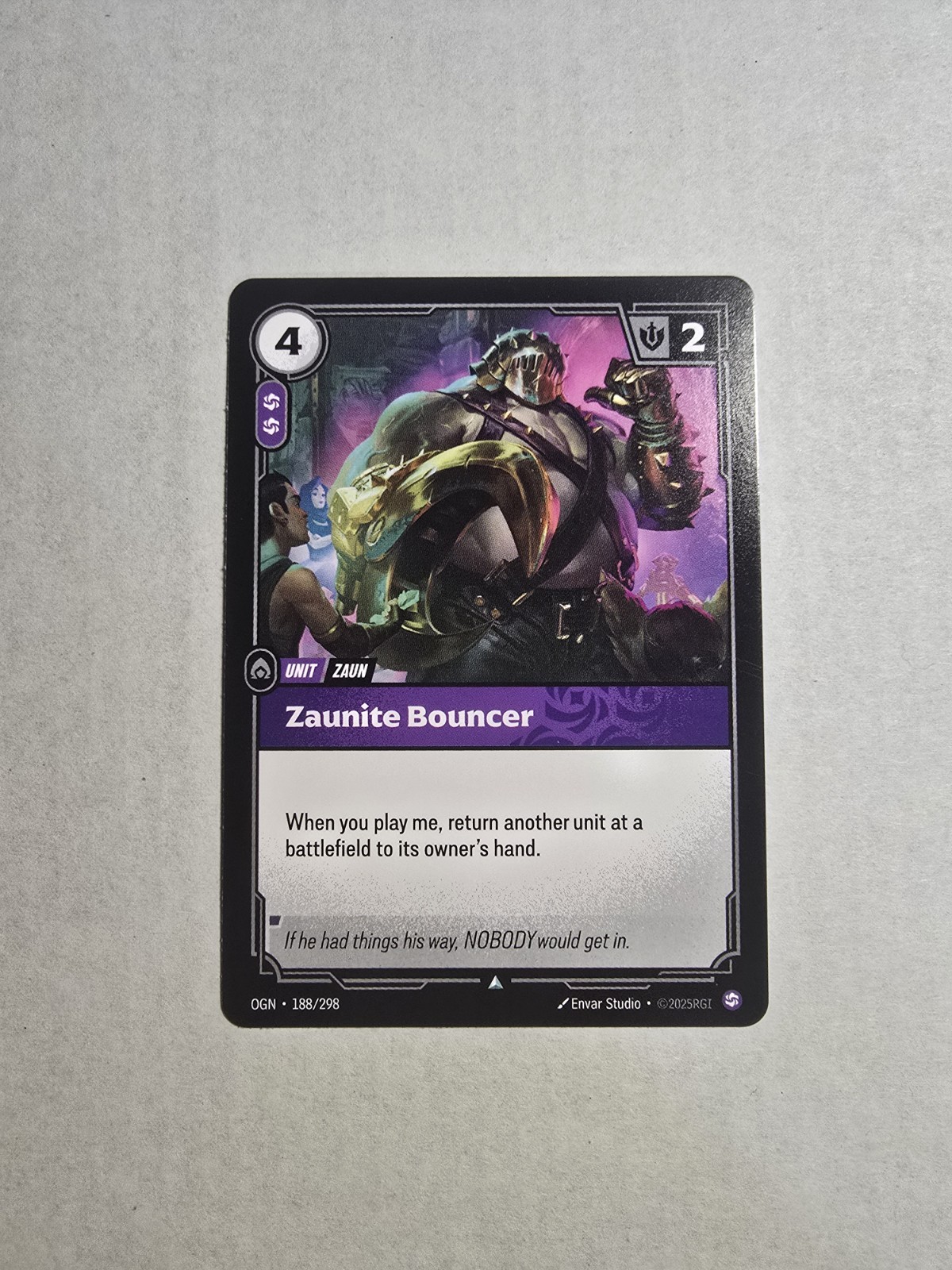 Zaunite Bouncer 188/298 Origins Riftbound League of Legends