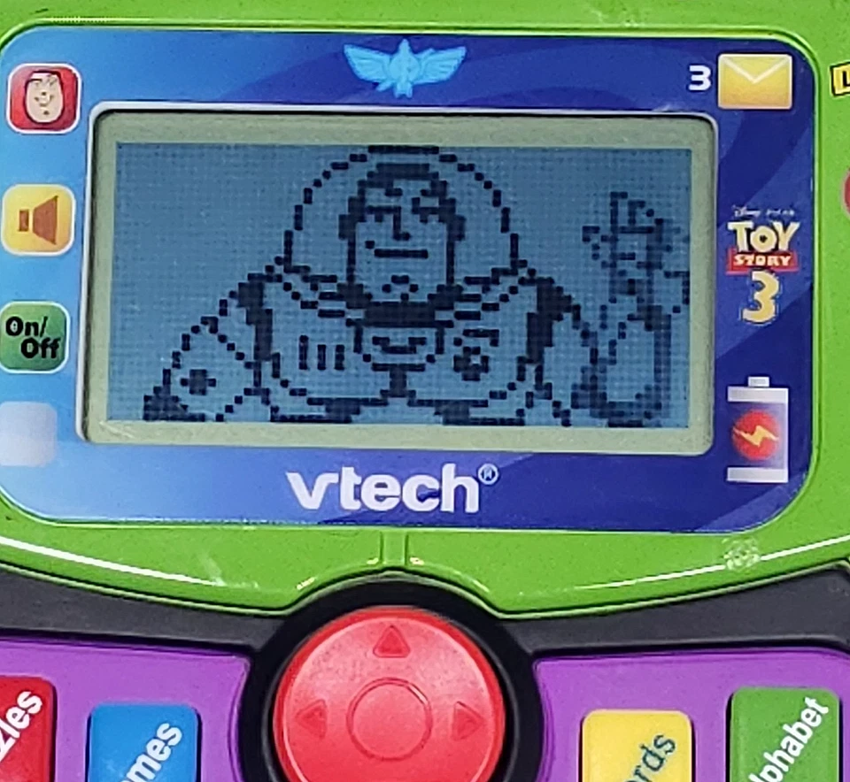 Disney Pixar Vtech Buzz Lightyear Toy Story Handheld Electronic Learn & Go Game - Image 2 of 4