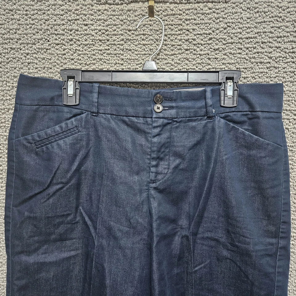 Pantalones Cortos Plisados DOCKERS Para Mujer Azul Marino Elastizados Calce Regular Talla 12 Foto 2 de 4