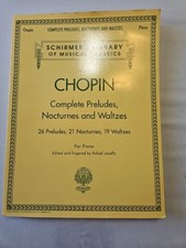 Sch irmer Chopin Piano Complete Prelludes, Nocturnes and Waltezes Vol. 2056