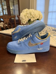 fake off white air force 1 blue