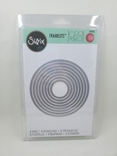 SI1 Sizzix Framelits Thinlits Circles Nesting Dies 557551 New