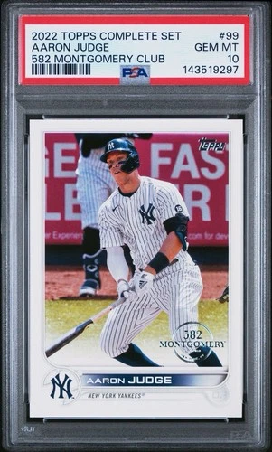 Aaron Judge SP 2022 Topps #99 582 Montgomery PSA 10 Yankees MVP 💎