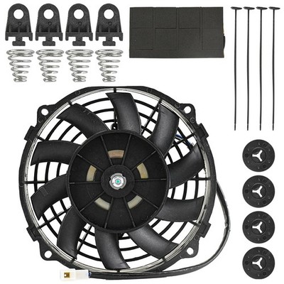 7 Inch High CFM Slim Electric Cooling Fan 12V 800 CFM for Radiator Slim Fan