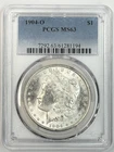 1904-O $1 Morgan Dollar PCGS MS63 90% Silver New Orleans US Coin - LUSTER!