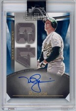 Mark McGwire 2021 Topps Luminaries Home Run Kings Blue Auto Card #HRK-MMC 1/5