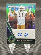 2021 Panini Prizm Draft Picks Adetokunbo Ogundeji Green Prizm Auto #DPA-AOG
