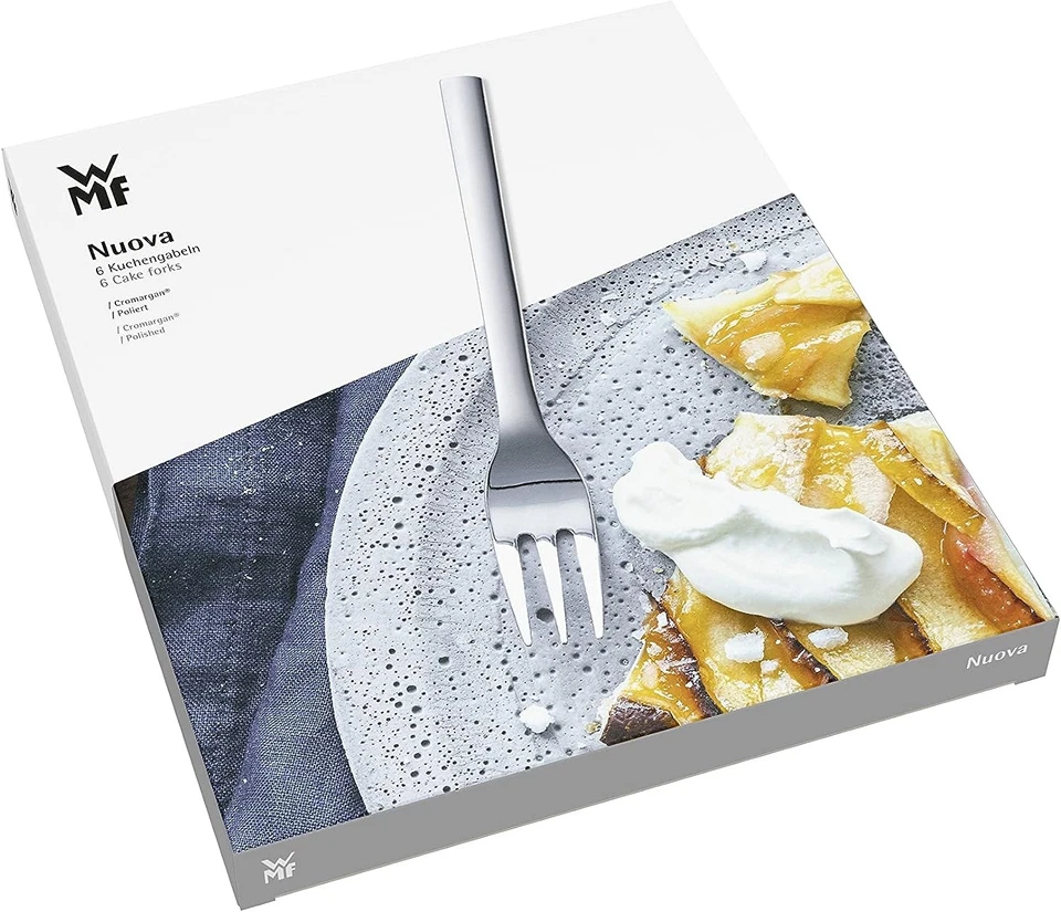 WMF Nuova Juego 6 Tenedores Lunch, Acero Inoxidable Pulido - Imagen 2 de 4