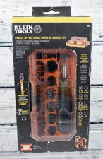 Klein Tools 33805 ProFlex Impact Screwdriver Bit and Socket Set, 38-Piece New