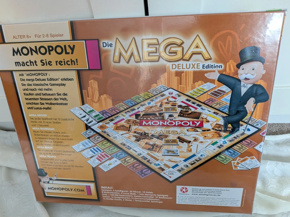Monopoly Mega Deluxe Edition - Winning Moves 42884 *NEU* - Bild 2 von 4