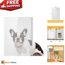 Flexible PVC Dog Door Flap - Extra Large 10.5"x15" with Easy Installation
