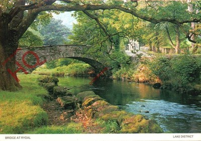 Ansichtskarte>>Seenviertel, Brücke bei Rydal [Farbmeister]