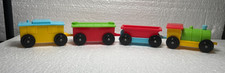 1 FOUR CAR FREIGHT TRAIN FROM A VINTAGE CHILD GUIDANCE RAILROAD SET MY 03