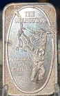VINTAGE 1974 USSC .999 FINE SILVER ART BAR - THE ORANGUTAN - SERIAL #1006