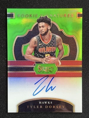 Tyler Dorsey 2017-18 Panini Select Rookie Signatures Lime Green RC /65 #RS-TYL
