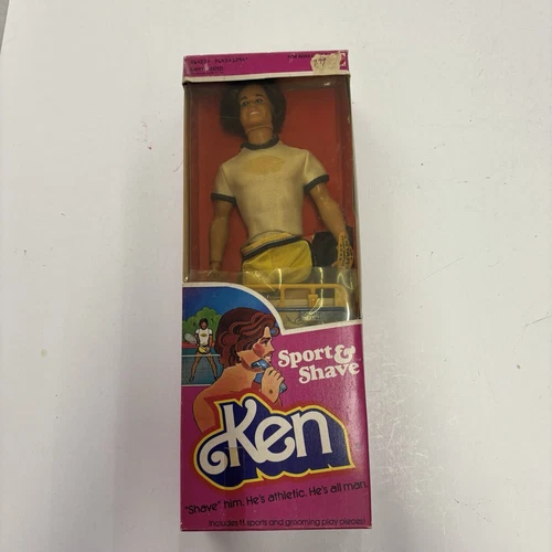 Vintage 1979 Barbie KEN DOLL Sport and Shave Ken Mattel #1294 Brown Hair - NRFB!