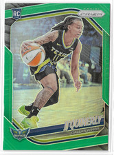 2025 Panini Prizm WNBA Green #95 JJ Quinerly RC Dallas Wings West Virginia
