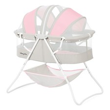 Karley Bassinet in Grey and Pink