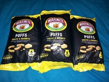Cheese & Marmite puffs crisps 3 multi packs 18 packet limited edition Free P&P
