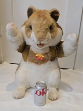Large 20" Steiff Goldy Hamster Plush Stuffie Stuffed Animal Ear Hang Tag 2150/50