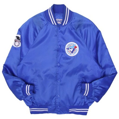 Vintage Blue Jays Satin Jacket MLB 2025 Toronto Blue Jays Retro