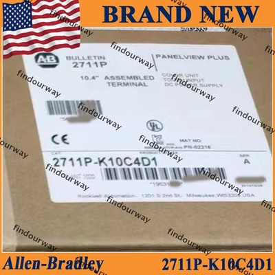 New AB 2711P-K10C4D1 AB PanelView Plus 1000 Keypad ENet/RS232 Free Shipping